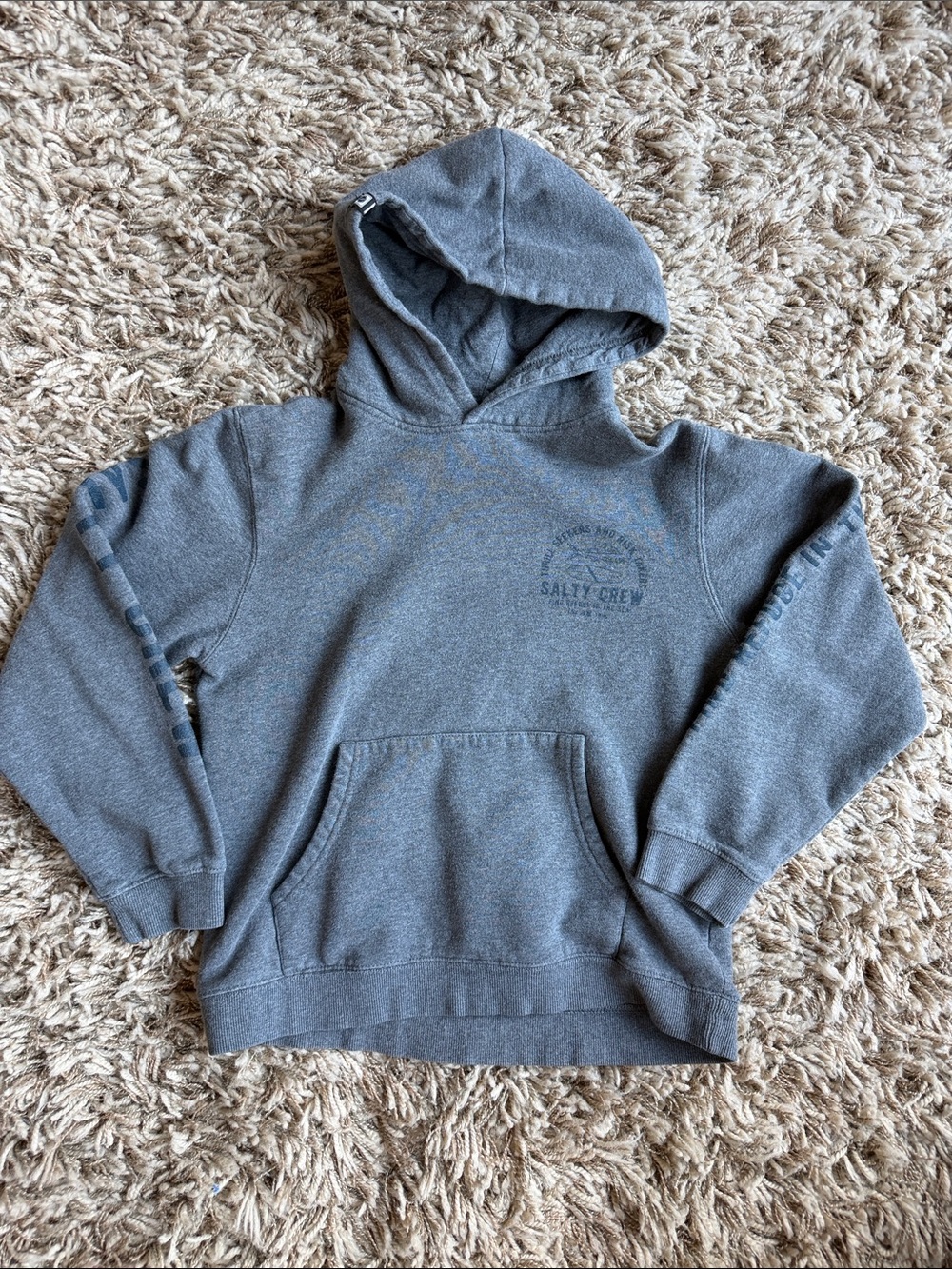 Salty Crew Heather Gray Pullover Hoodie